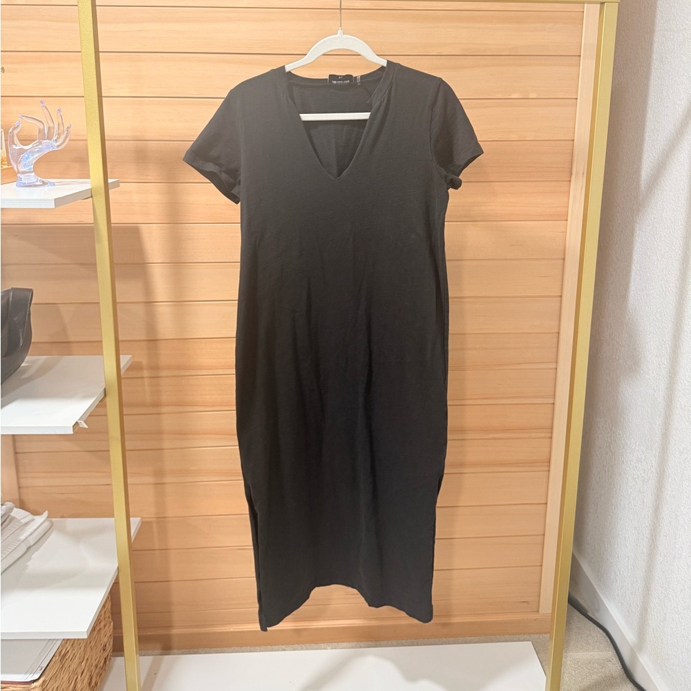 LNA Clothing Black T-shirt dress